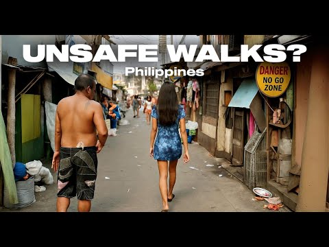 3 Most DANGEROUS PLACES to Walk in the Philippines "So they say" [4K]