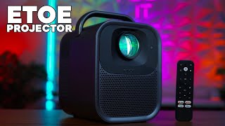ETOE Seal Pro Android TV 11.0 Projector  with Auto Focus, 1000 ANSI, Dolby Audio
