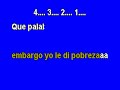 LOS TEMERARIOS -  ''AY AMIGO'' -  (KARAOKE)
