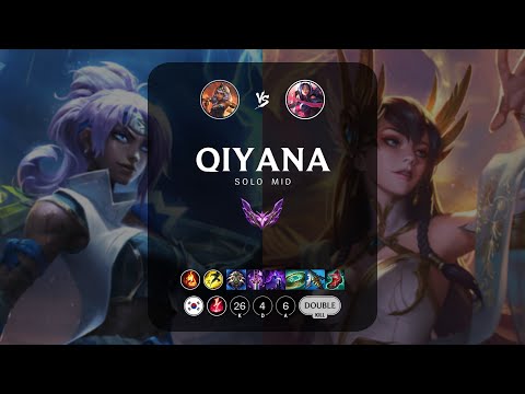 Qiyana Mid vs Irelia - KR Master Patch 14.8