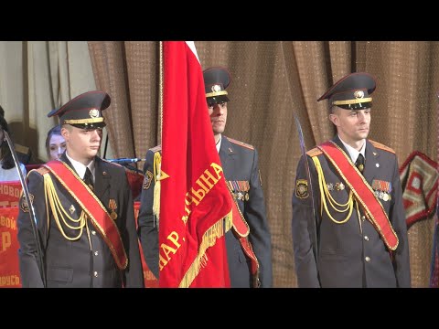 Накануне Дня внутренних войск в Гомеле чествовали в/ч 5525 видео