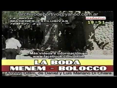 DiFilm - Daniel Scioli en el casamiento Menem Bolocco (2001)