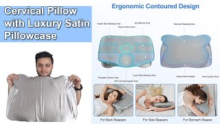 Cervical Pillow - Double-Sided Orthopedic Support for Neck and Head