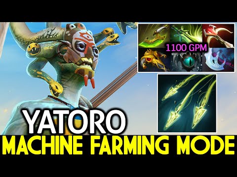 YATORO [Medusa] Pro Enter Machine Farming Mode 1100 GPM Dota 2
