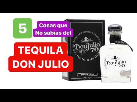 Tequila DON JULIO Anejo in Cutie Cadou video