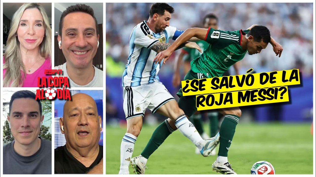 La POLÉMICA del ARGENTINA vs ARGELIA ¿Debió ser EXPULASADO Lionel Messi? | La Copa al Día