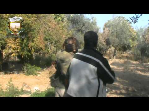 استهداف كتيبة مجاهدي الصالحية بقنابل الأنيرغا محلية الصنع تجمعات قوات النظام في مسبح البستان في حي برزة في مدينة دمشق