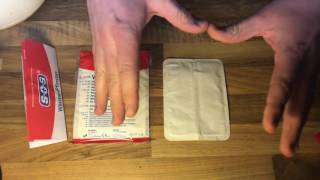 Heat patch unboxing and instructions pain relieving patch DIY