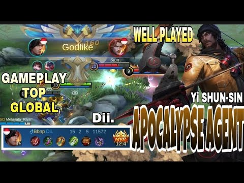 Gameplay Yi Shun-sin Top Global | Best Build 2021 - Mobile Legends