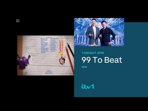 ITV1 +1 Continuity & Advert Breaks - Saturday 29th March 2025