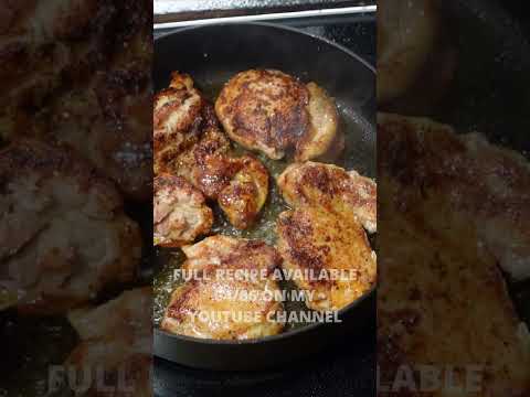 #short intro to my creamy mushroom chicken recipe | Full recipe available (04/06) on my channel
