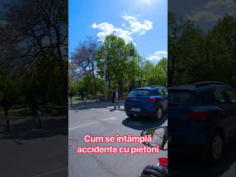 Cum se întâmplă accidente cu pietoni