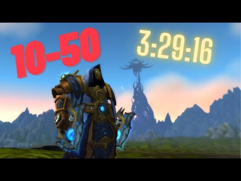 Level 10-50 World Record in 3h 29m - Previous record SHATTERED by 22minutes!
