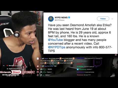 etika reacts to his own death