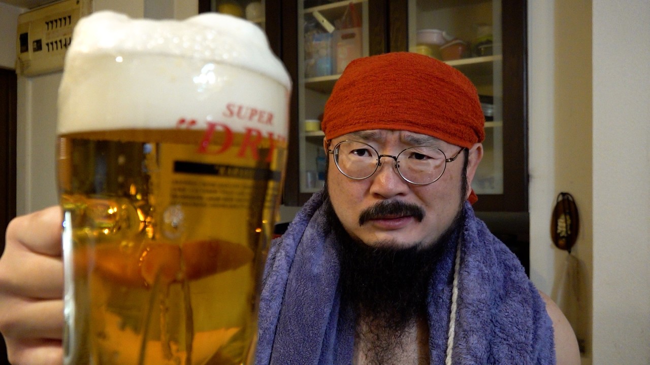 アサヒスーパードライが復活してた記念風呂上り大ジョッキ