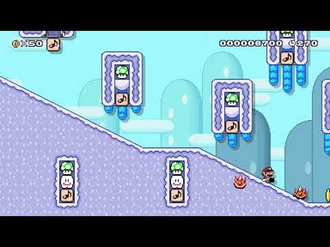 ♪Holiday Harmonies: Sleigh Ride by MindWander - Super Mario Maker 2 - No Commentary 1bz