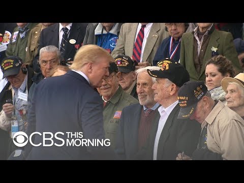 World leaders and WWII veterans gather for D-Day anniversary