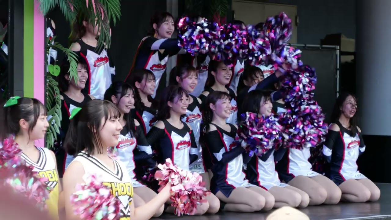 [4K 60p] 千葉商科大学 チアダンスチーム glitter's & 千葉商科大学附属高校チアダンス部 - Candyman