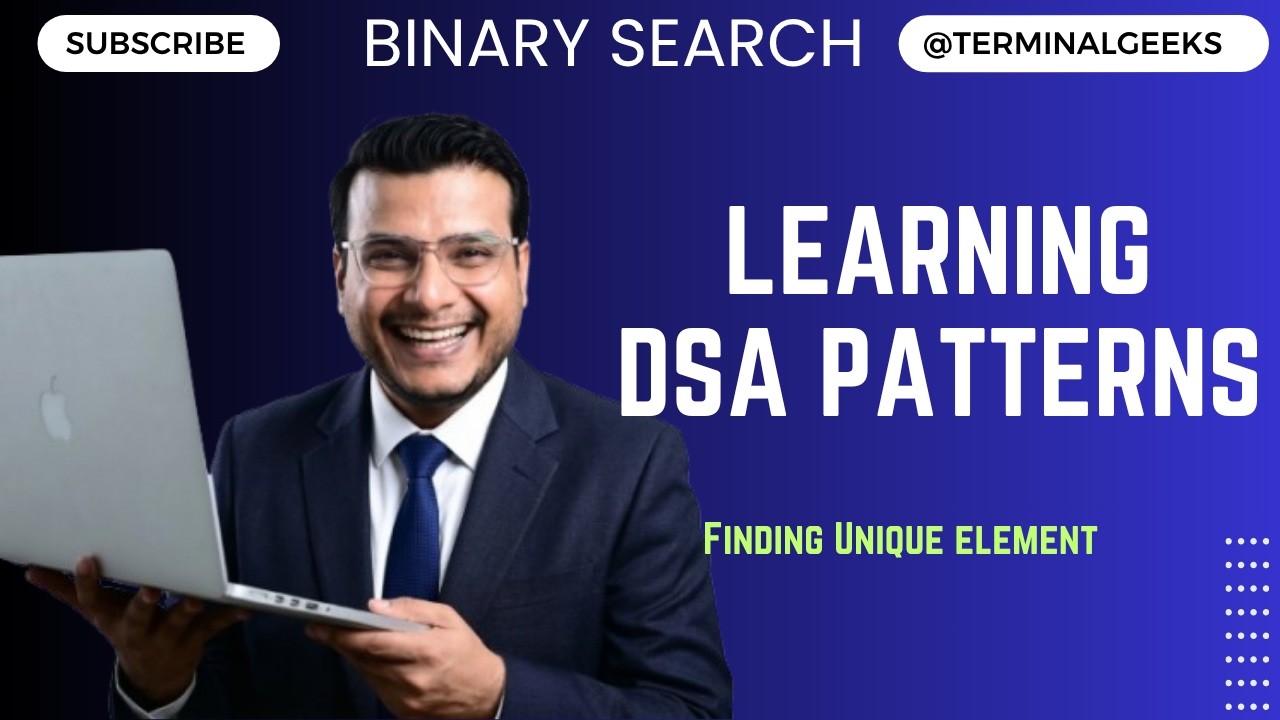 Binary Search on Unsorted Array? | Find unique element