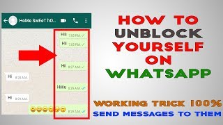 How To Unblock Yourself From WhatsApp if Somebody blocked you - Trick 2017