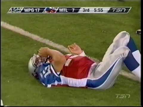 CFL 2006 WINNIPEG BLUEBOMBERS AT MONTREAL ALOUETTES