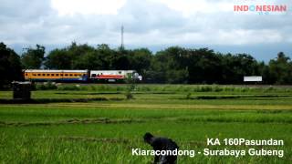 preview picture of video 'Kereta Api Railway : KA Pasundan'