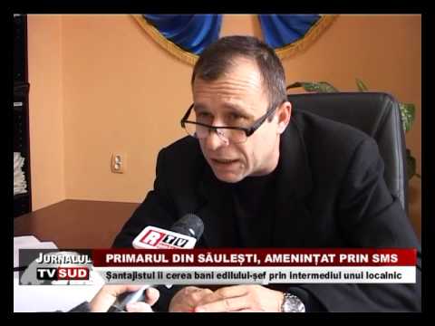 primarul din saulesti amenintat prin sms