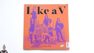 Unboxing PRISTIN V 프리스틴 V 1st Korean Single Album Like a V