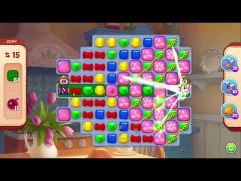 Homescapes Level 2884 (No boosters) / Уровень 2884 (Без бустеров) 24.06.2022