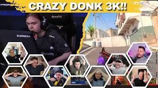 STREAMERS REACT TO TO SPIRIT 13 - 1 NAVI | IEM COLOGNE MAJOR | CS2
