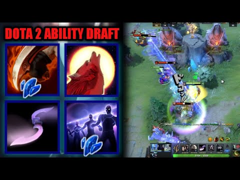 (Dota 2 Ability  Draft) - Super Carry Luna!!! 1 VS 5