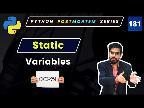 What Are Static Variables In Python Python Oop Explained 181