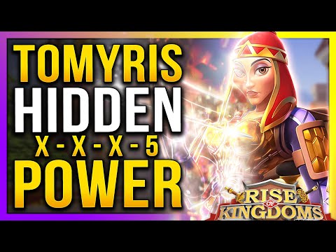 Tomyris HIDDEN Power 🔥 1Troop Debuff +45% Skill-DMG-Received