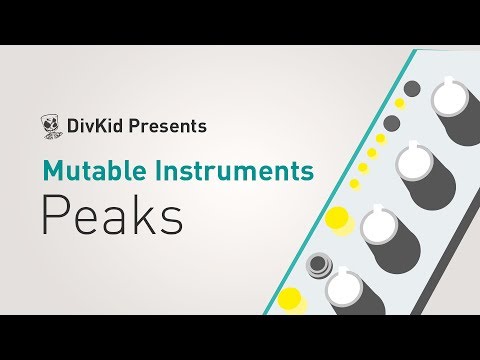 Pique (4HP Mutable Instruments Peaks, uPeaks) Eurorack Module image 4