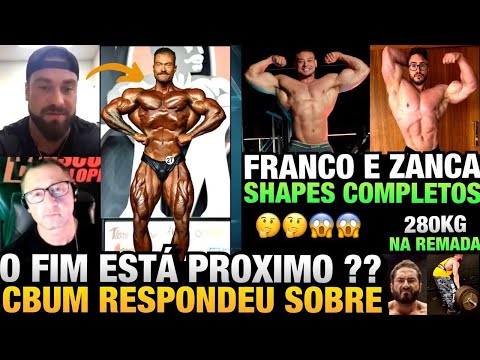 CBUM RESPONDE: VAI SE APOSENTAR EM BREVE DOS PALCOS ?? + FRANCO E ZANCANELLI SHAPES ATUAIS COMPLETOS