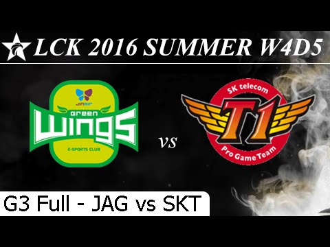 JAG vs SKT Game 3 Highlights - LCK Summer 2016 W4D5M6 Jin Air Greenwings vs SK Telecom T1