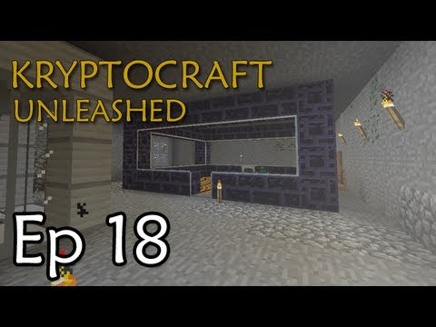 Kryptocraft UNLEASHED Ep. 18 - Setting Up the Mob Farm
