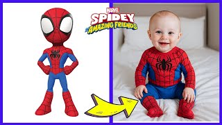 Download lagu 🕷️🔴 Marvel’s Spidey Characters as Newborn Babies   Voice Quiz & Favorites! | Spidey and His Friends mp3
