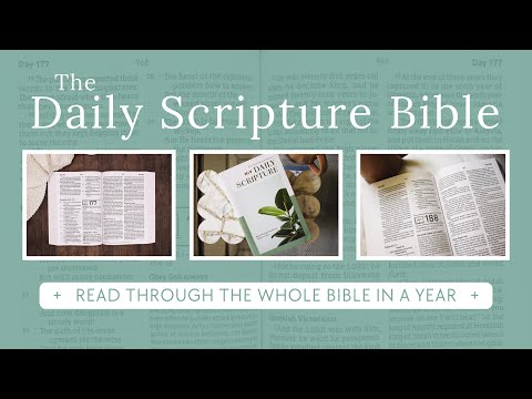 Read Through the Whole Bible in a Year with Daily Scripture