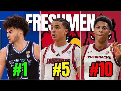 Ranking EVERY Top Freshman in College Basketball So Far This Season