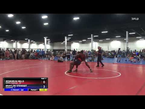 165 Lbs Round 1 (6 Team) - Jeshurun Mills, North Carolina Vs Braylon Stewart, Louisiana 9c1b