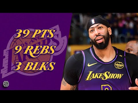 Anthony Davis 39 pts 9 rebs 3 blks vs Magic 24/25 season