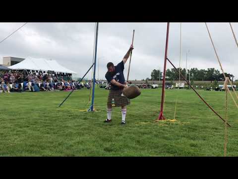 World record sheaf toss 37’-1” slow-mo