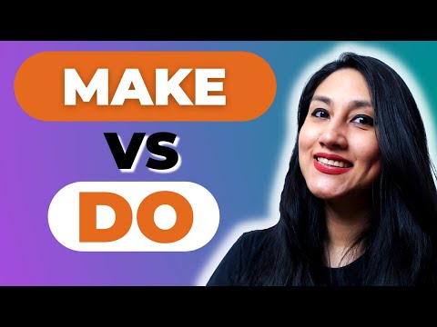 MAKE E DO: ENTENDA A DIFERENÇA E QUANDO USAR ESSAS PALAVRAS