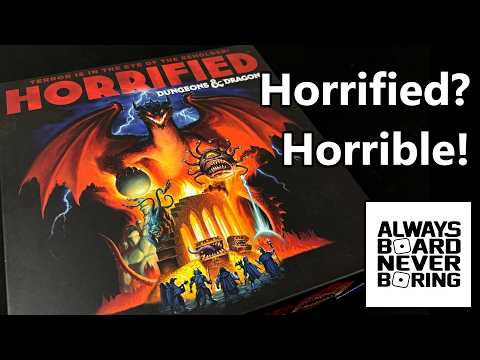 A Disappointing D&D Themed Version of the Horrified Game System