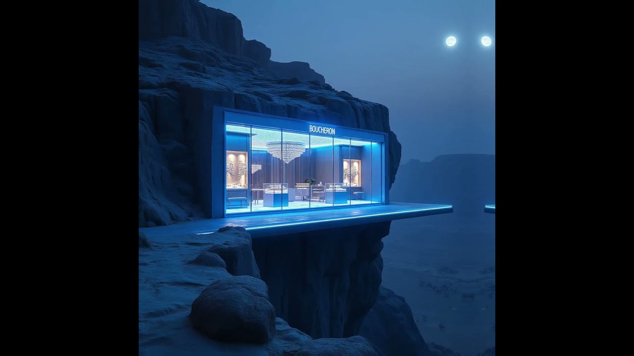 Luxury Architecture Redefined: Iconic Brand Stores in Unbelievable Locations! #ai #aiart