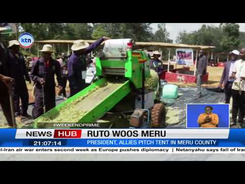 President William Ruto in Meru accuses opposition of propelling divisive politics in the country