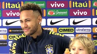 Neymar Full Pre-Match Press Conference - Brazil v Uruguay - International Friendly video