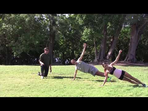 StepFlix Running series, class #18: push up and twist exercise