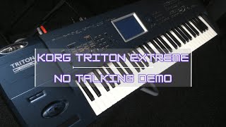 Video thumbnail for Korg Triton Extreme - No talking demo by ADL-MusicLab